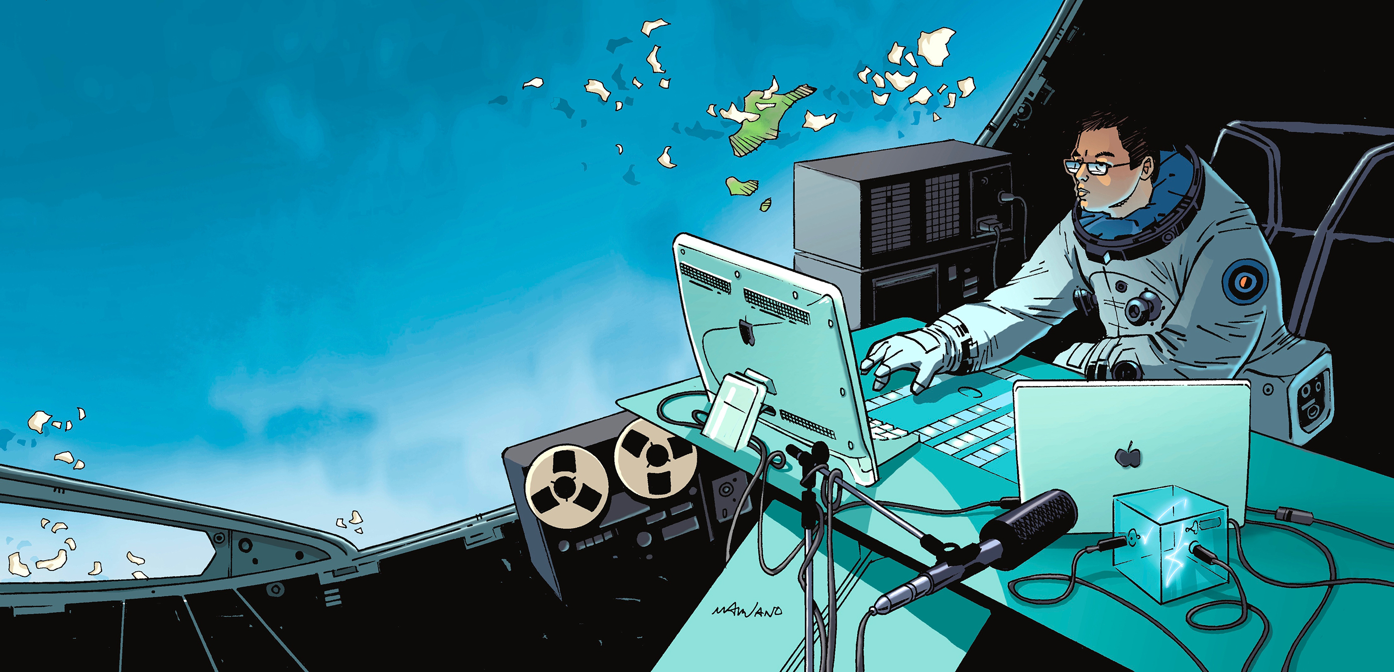 Le Studio vu par Marvano